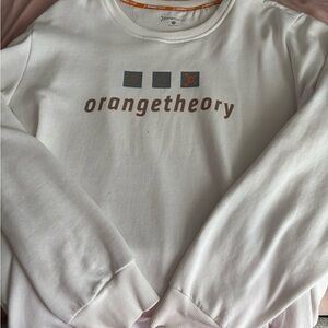 Orangetheory White Crewneck Sweatshirt